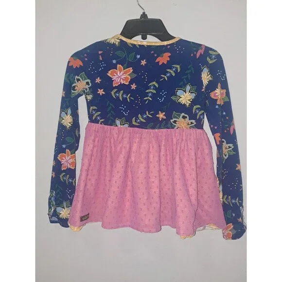 Matilda Jane QUIET CONTEMPLATION Top Swiss Dot Floral Make Believe - Picture 5 of 8